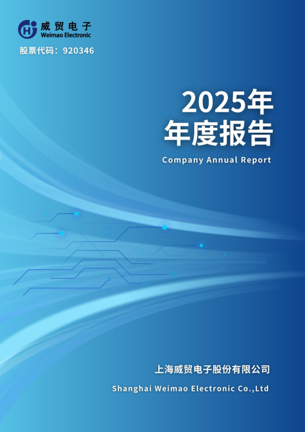 威贸电子：2025年年度报告