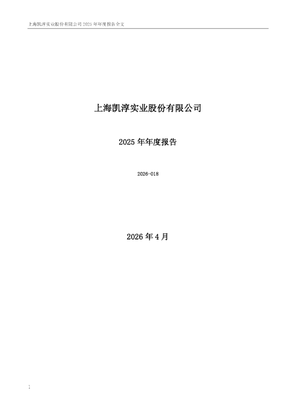 凯淳股份：2025年年度报告