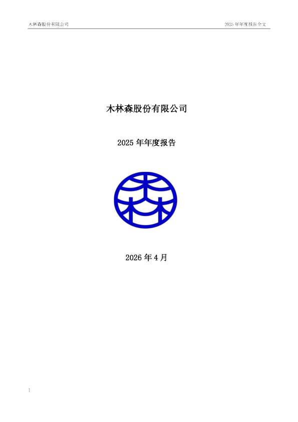 木林森：2025年年度报告