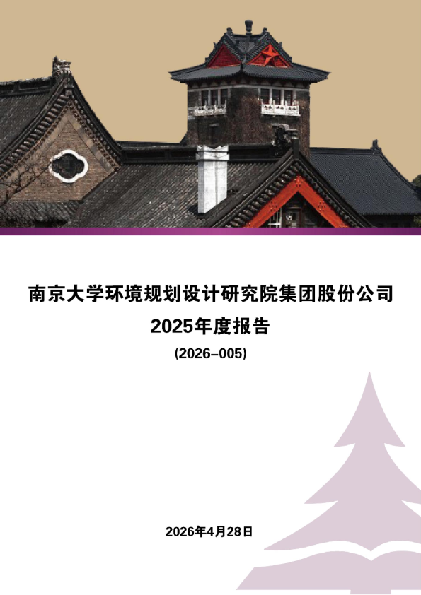南大环境：2025年年度报告