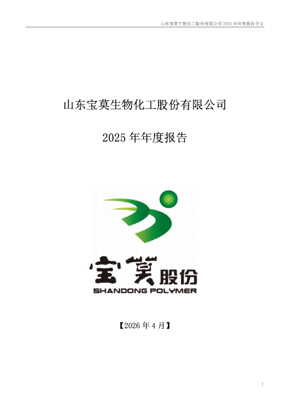 宝莫股份：2025年年度报告
