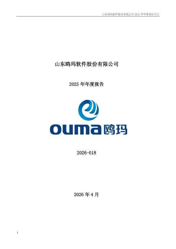 鸥玛软件：2025年年度报告
