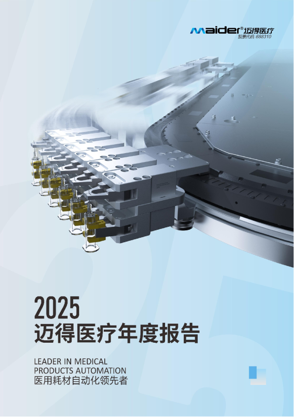 迈得医疗：迈得医疗工业设备股份有限公司2025年年度报告