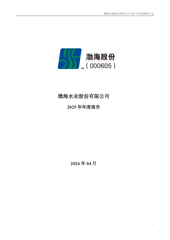 渤海股份：2025年年度报告
