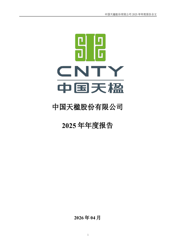 中国天楹：2025年年度报告