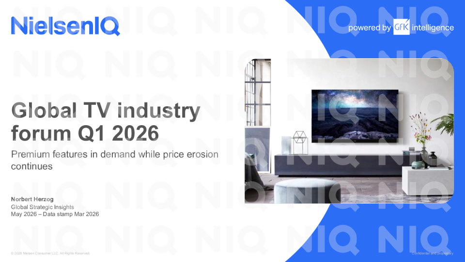 2026年第一季度全球科技耐用品及电视产业相关报告
