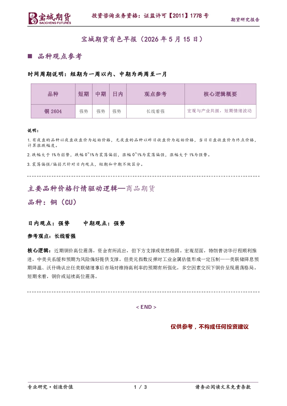 有色早报
