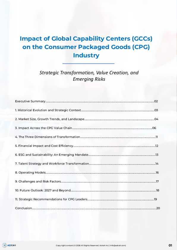 全球能力中心(GCCs)对消费品包装行业(CPG)的影响：战略转型、价值创造与潜在风险