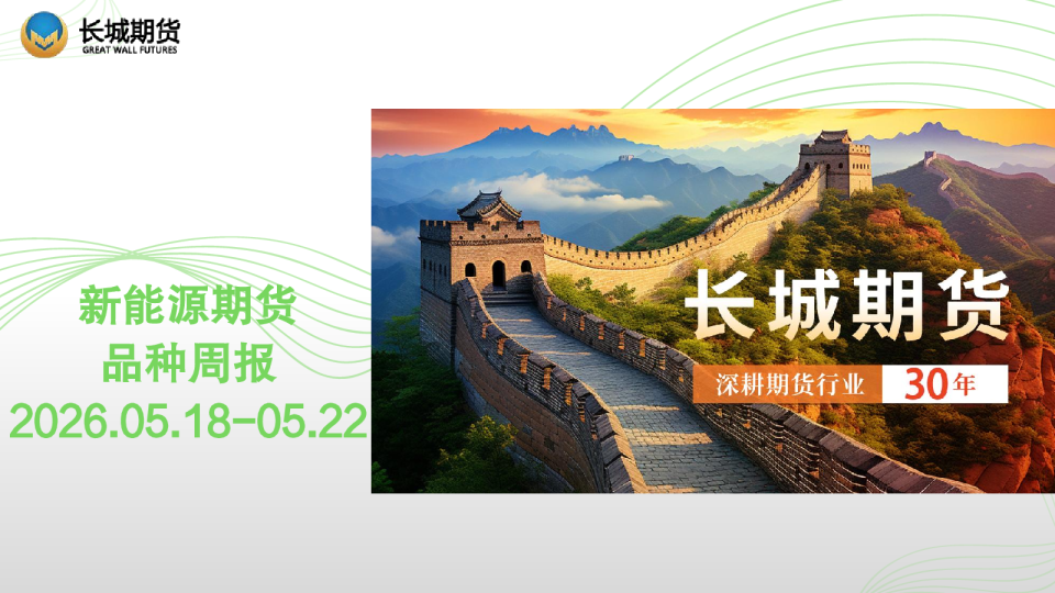 新能源期货品种周报