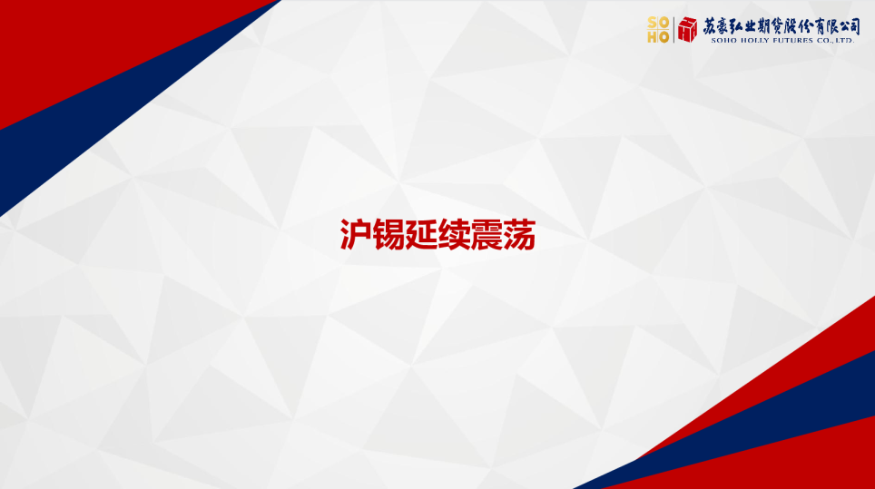 沪锡延续震荡