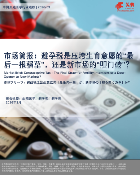 市场简报：避孕税是压垮生育意愿的“最后一根稻草”，还是新市场的“叩门砖”？