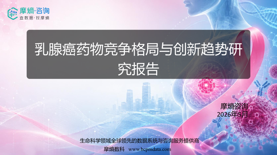 乳腺癌药物竞争格局与创新趋势研究报告