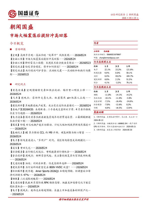 朝闻国盛