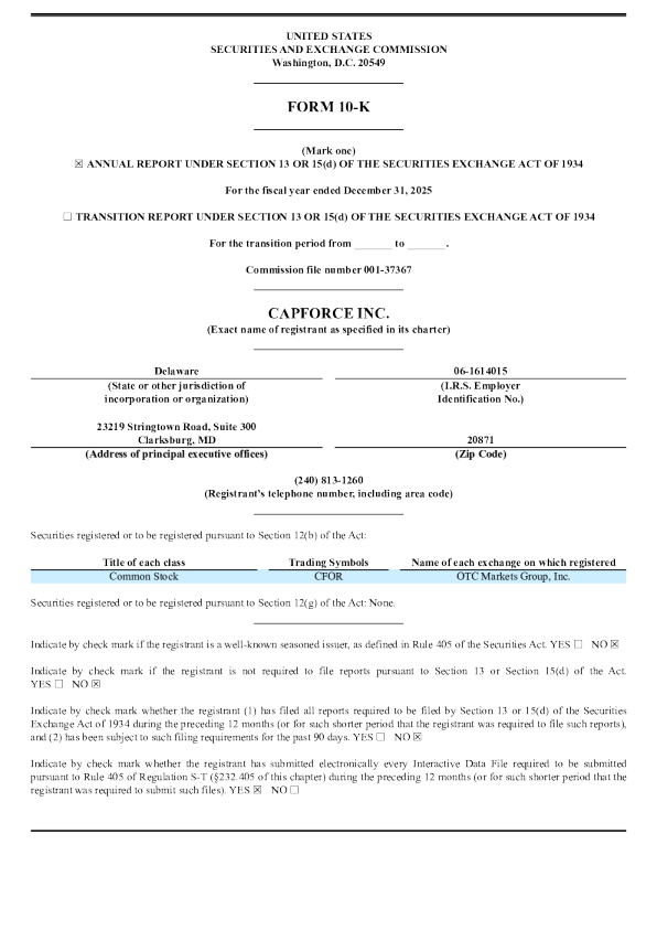 OpGen Inc 2025年度报告