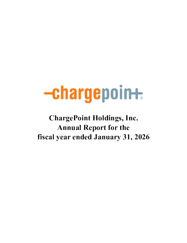 ChargePoint Holdings Inc 2025年度报告