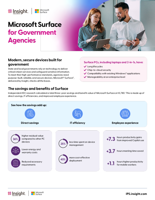 Microsoft Surface for government agencies