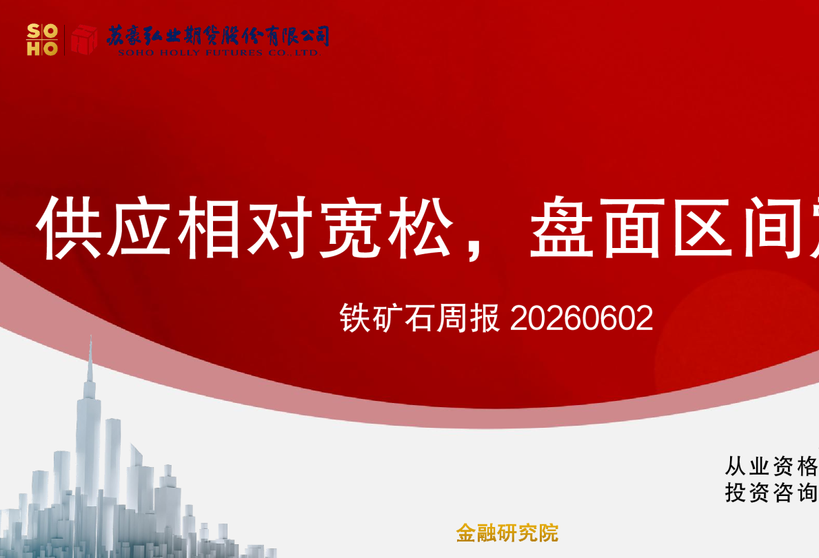 铁矿石周报：供应相对宽松，盘面区间震荡