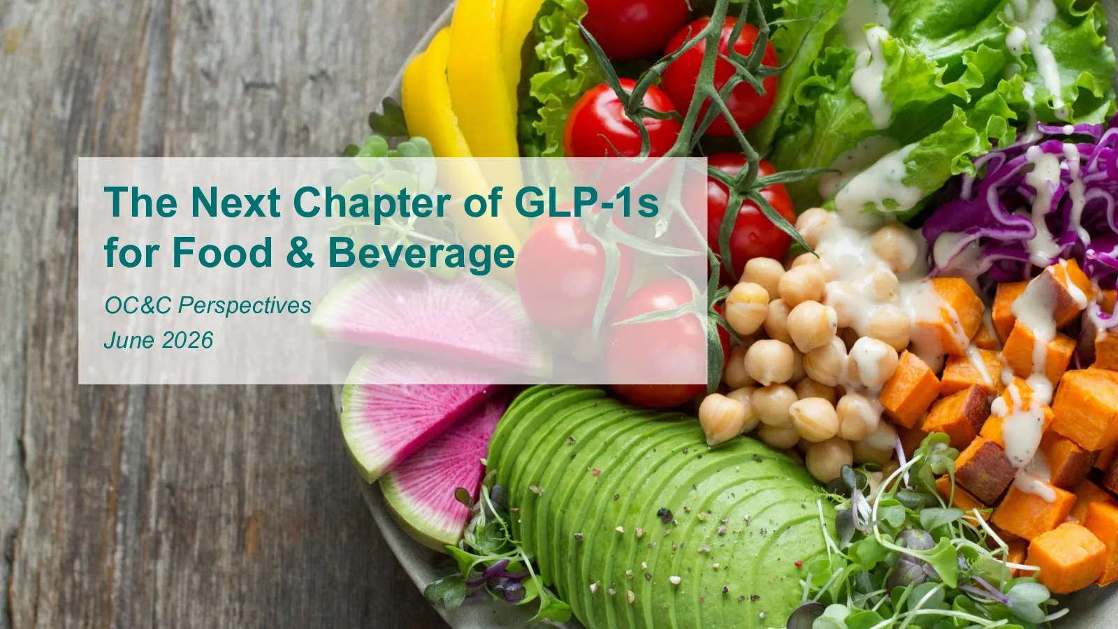 GLP-1s的下一章：食品与饮料领域展望