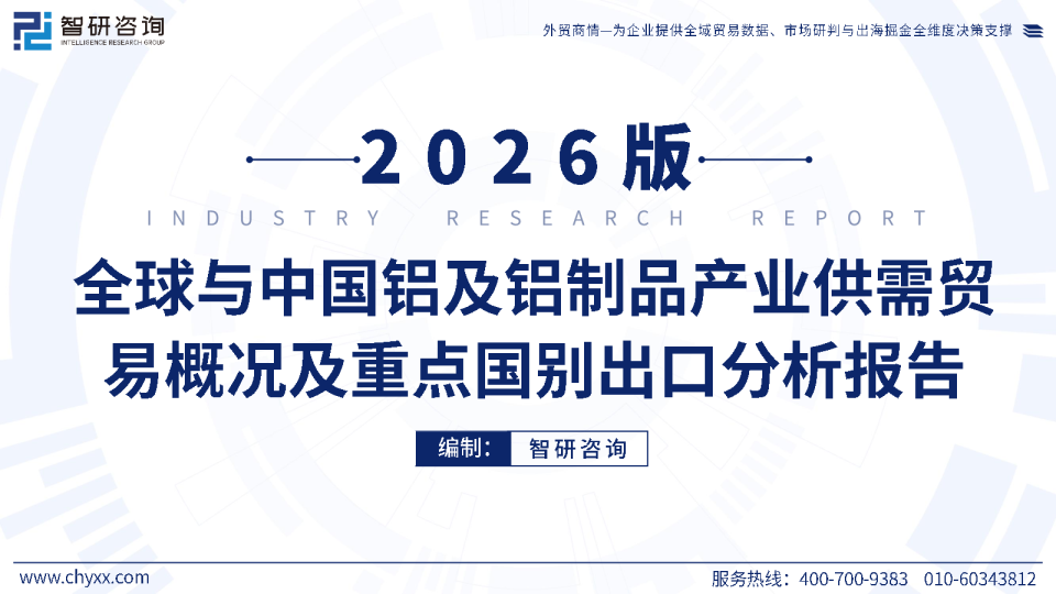全球与中国铝及铝制品产业供需贸易概况及重点国别出口分析报告2026版