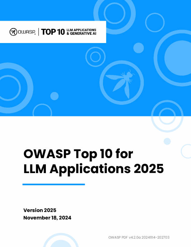 2025年大语言模型 (LLM) 应用十大安全风险洞察报告