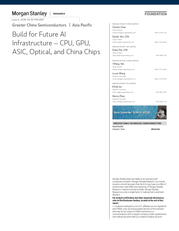 ‌面向未来人工智能基础设施构建：CPU、GPU、ASIC、光芯片与中国芯片‌