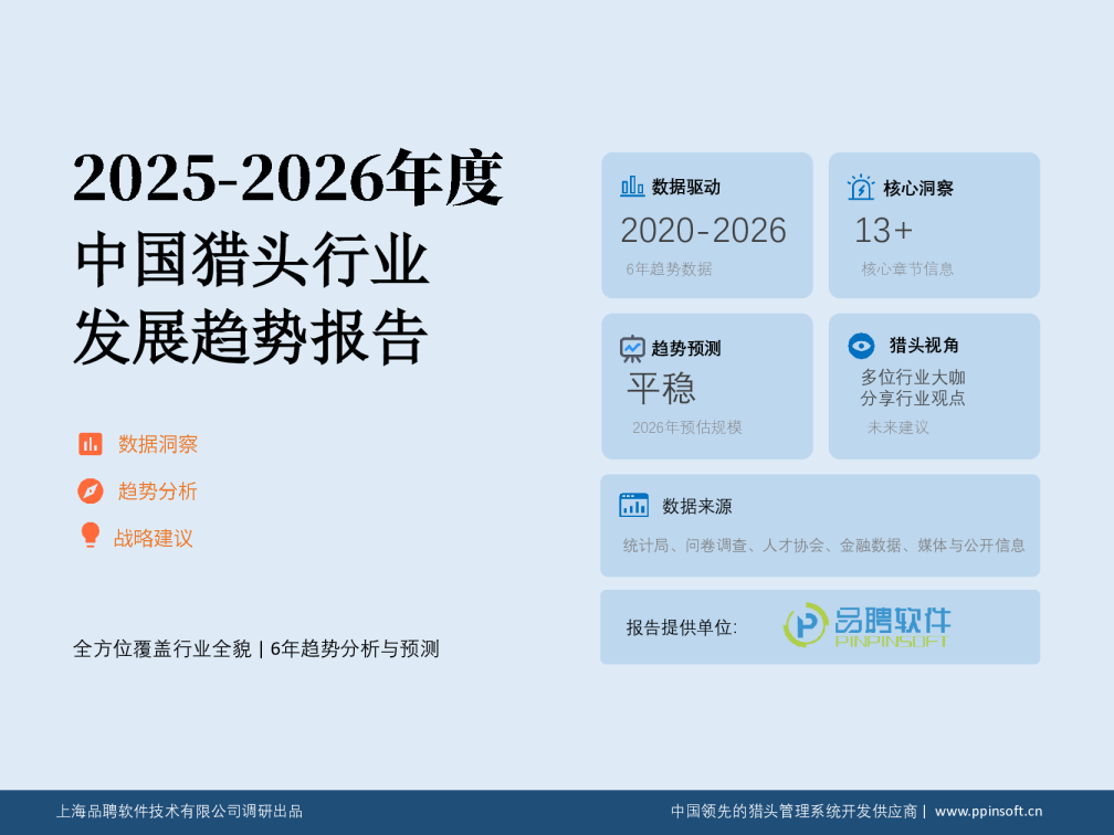 2025-2026中国猎头行业发展趋势报告