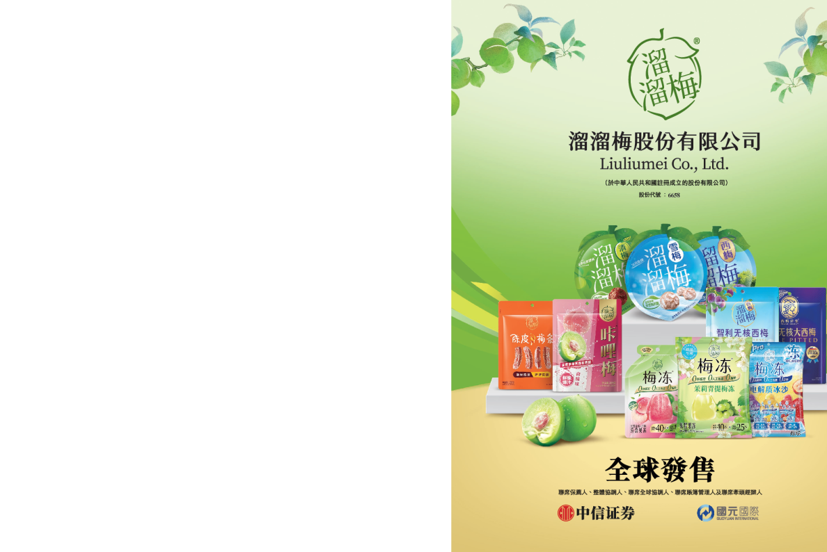 溜溜梅招股说明书