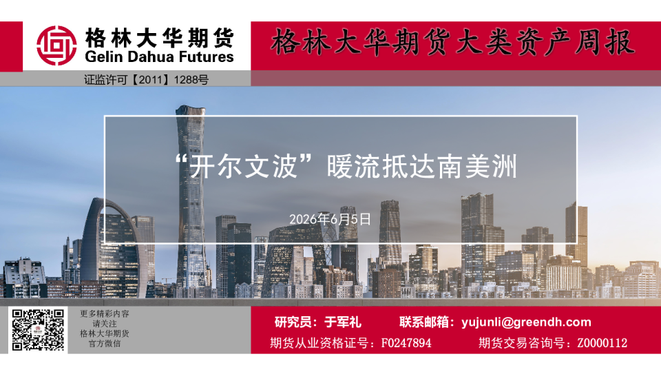 “开尔文波”暖流抵达南美洲--全球经济和大类资产周报