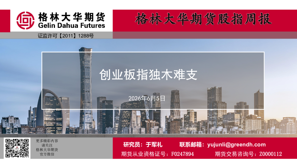 创业板指独木难支--股指周报
