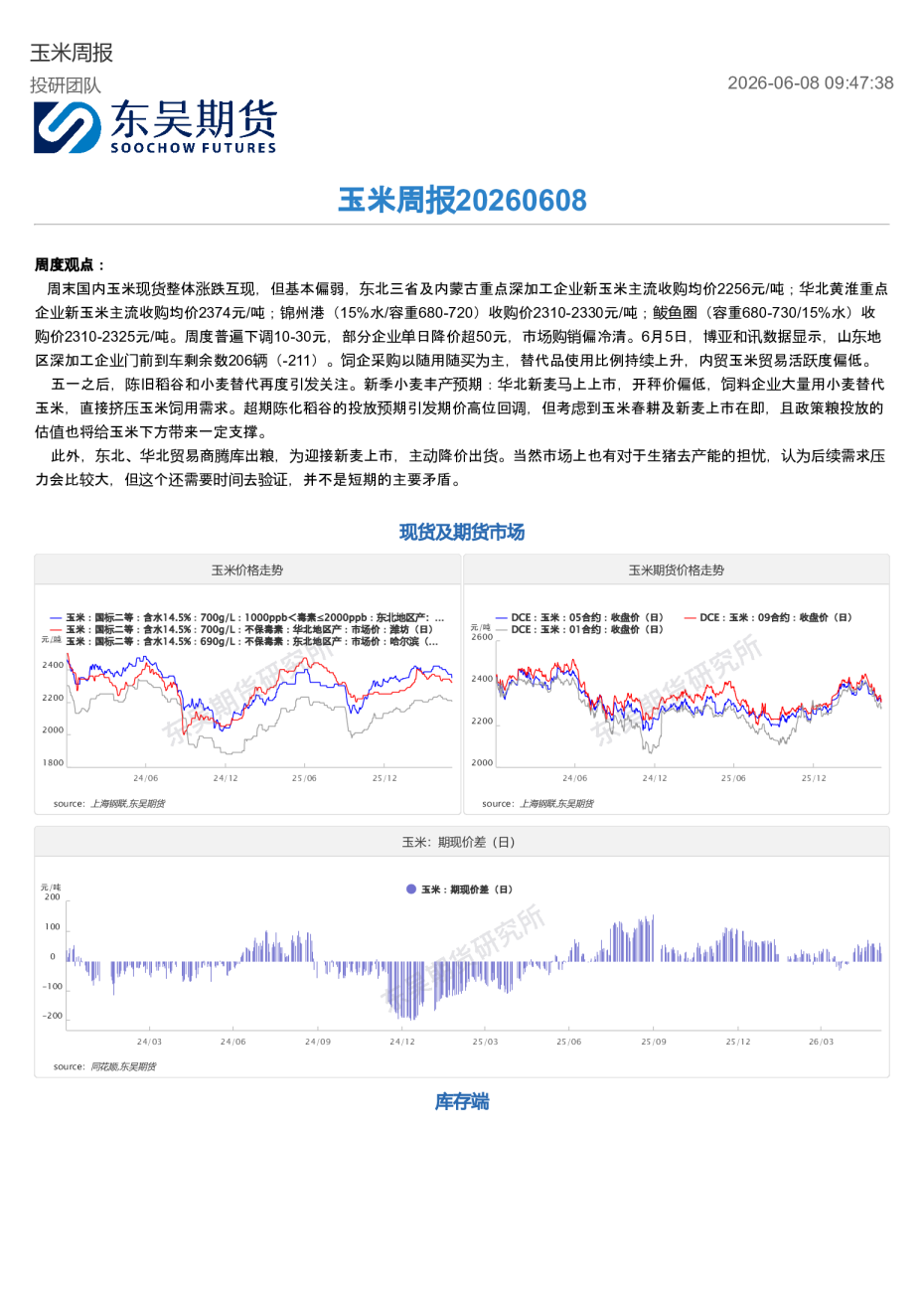 玉米周报