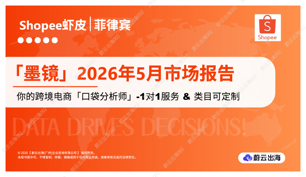 菲律宾Shopee虾皮2026年5月墨镜市场动态报告