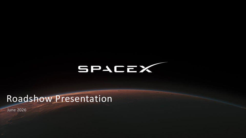 路演演示：Roadshow Presentation