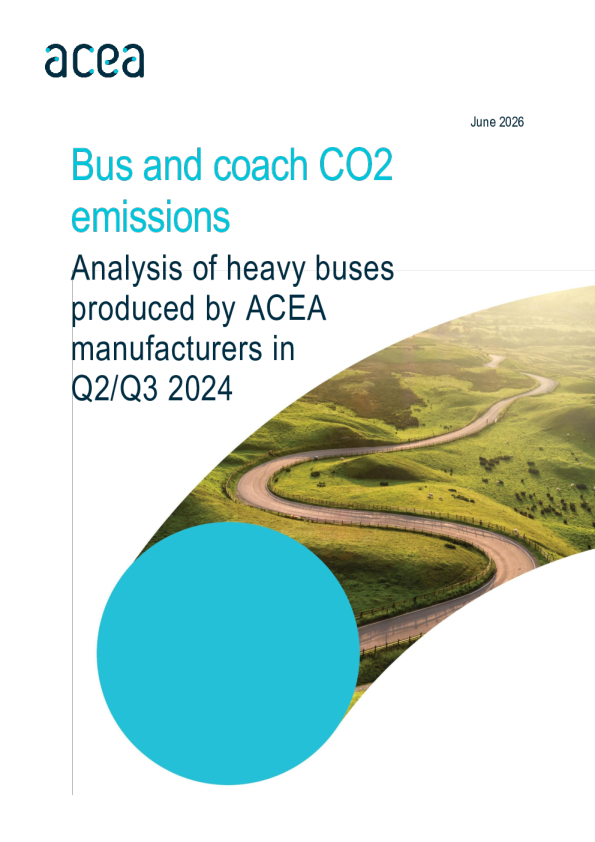 Public transport and long-distance coaches CO2 emissions: Analysis of heavy public buses produced by ACEA manufacturers for the second quarter/third quarter of 2024