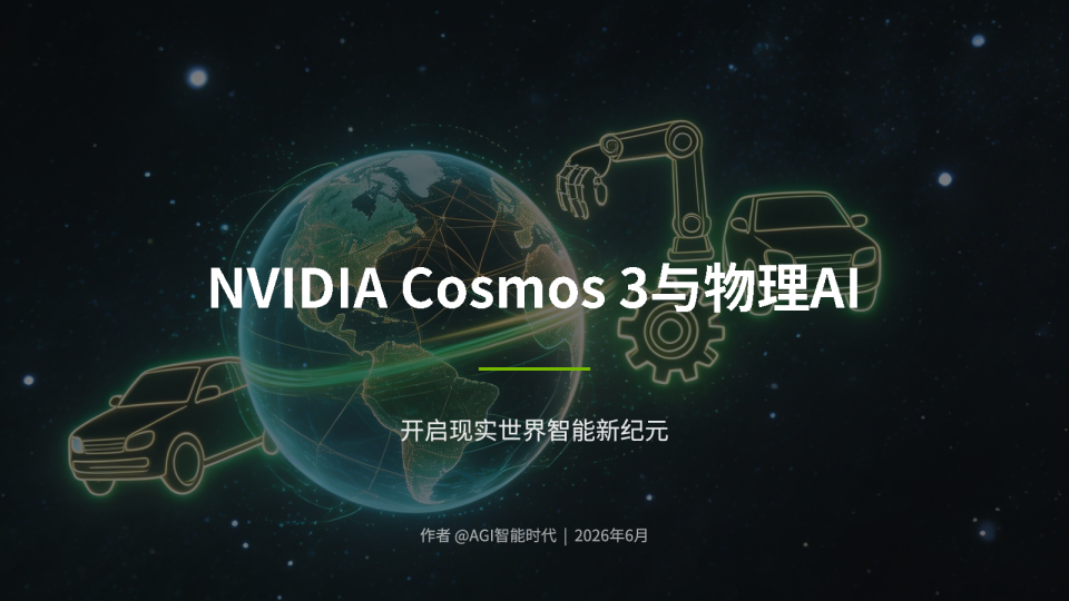 NVIDIACosmos3与物理AI：开启现实世界智能新纪元