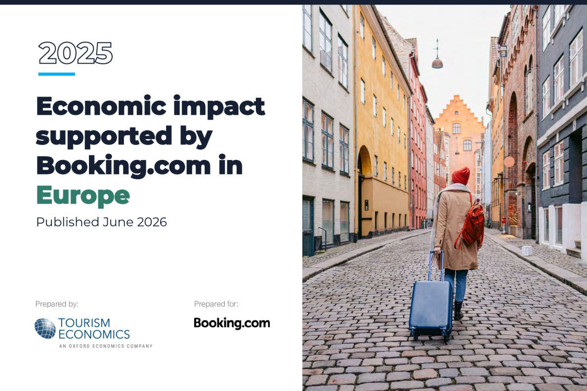 2025：欧洲经济影响由Booking.com支持