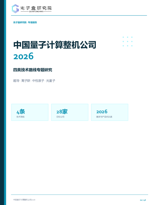 中国量子计算整机公司2026