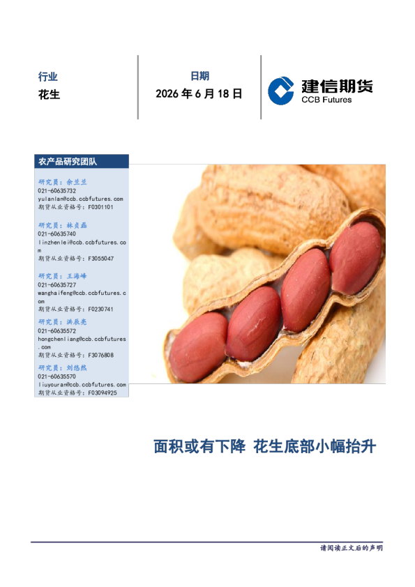 花生专题报告