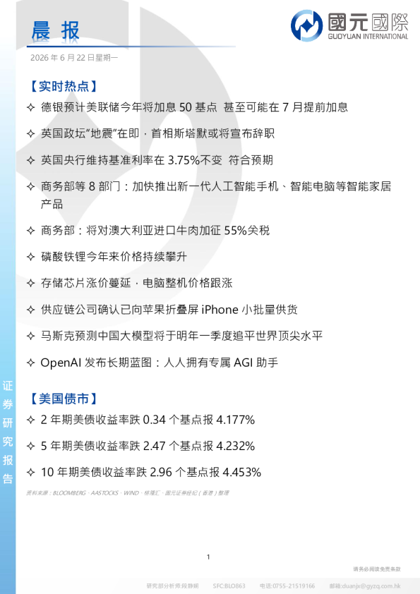 晨报