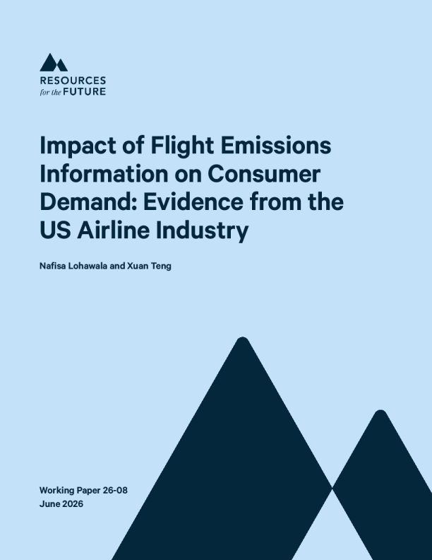 航班排放信息对消费者需求的影响：来自美国航空业的证据（英）2026