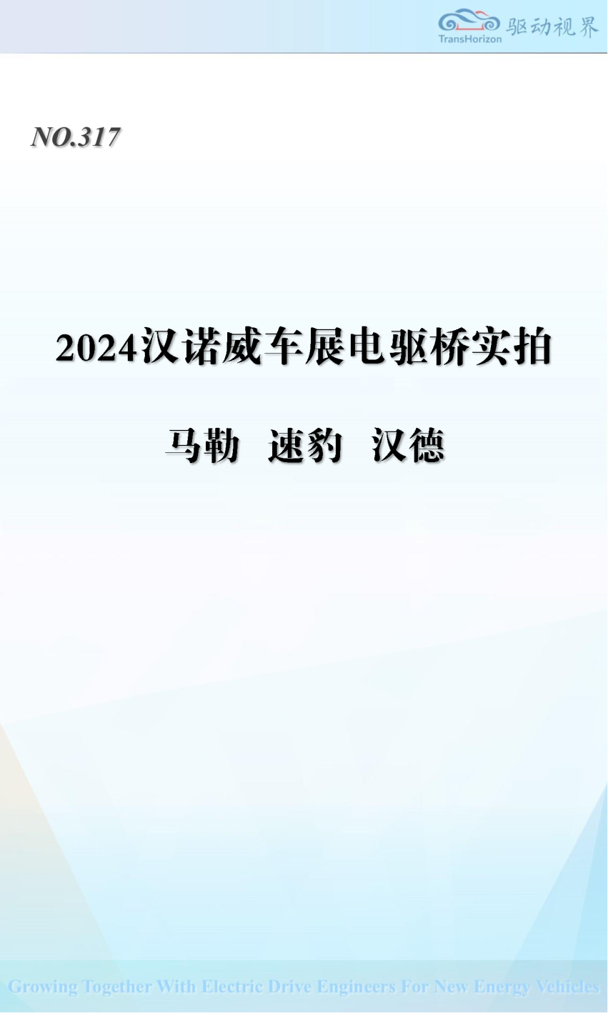 2024汉诺威车展电驱桥实拍：马勒 速豹 汉德