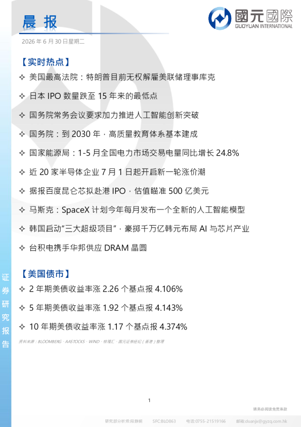 晨报