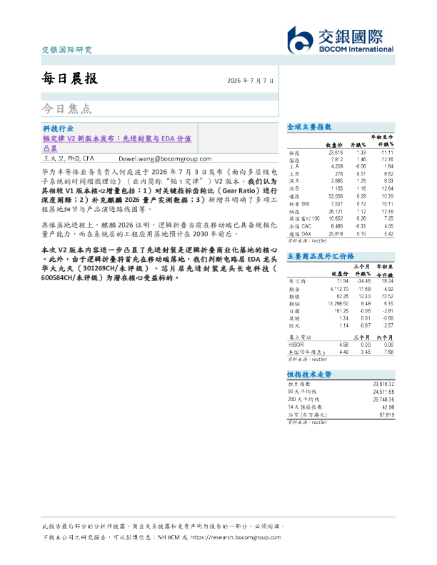 每日晨报