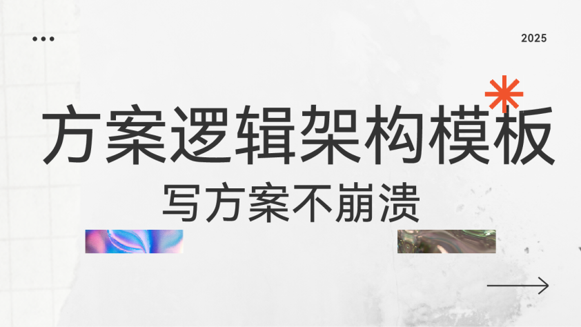 方案逻辑架构模板
