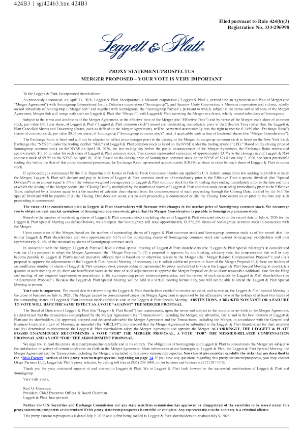 Somnigroup International Inc美股招股说明书(2026-07-09版)