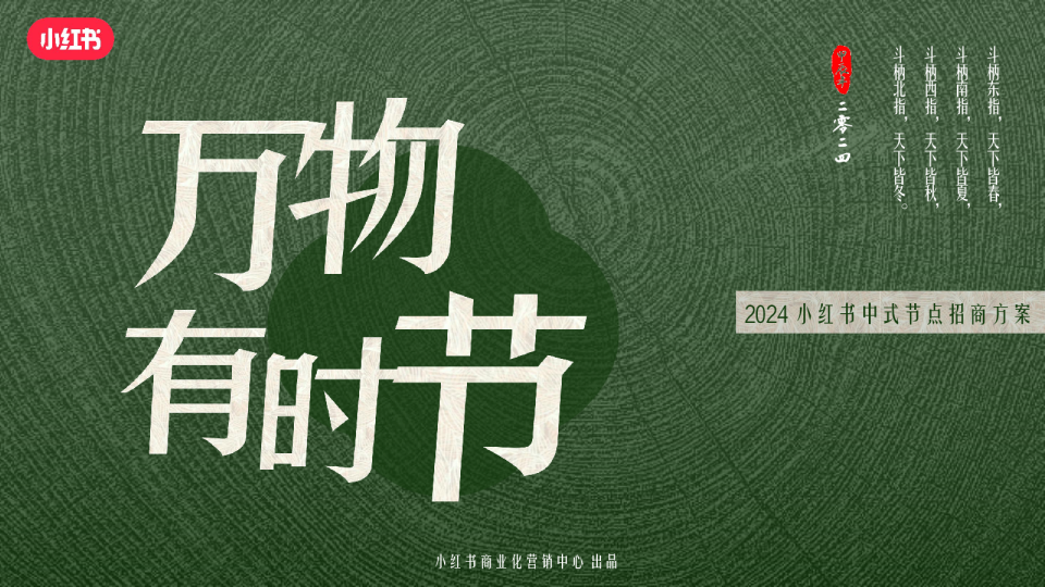 2024小红书【万物有时节】IP通案