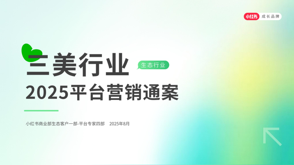 三美行业2025平台营销通案（生活美容、美发造型、美甲美睫）