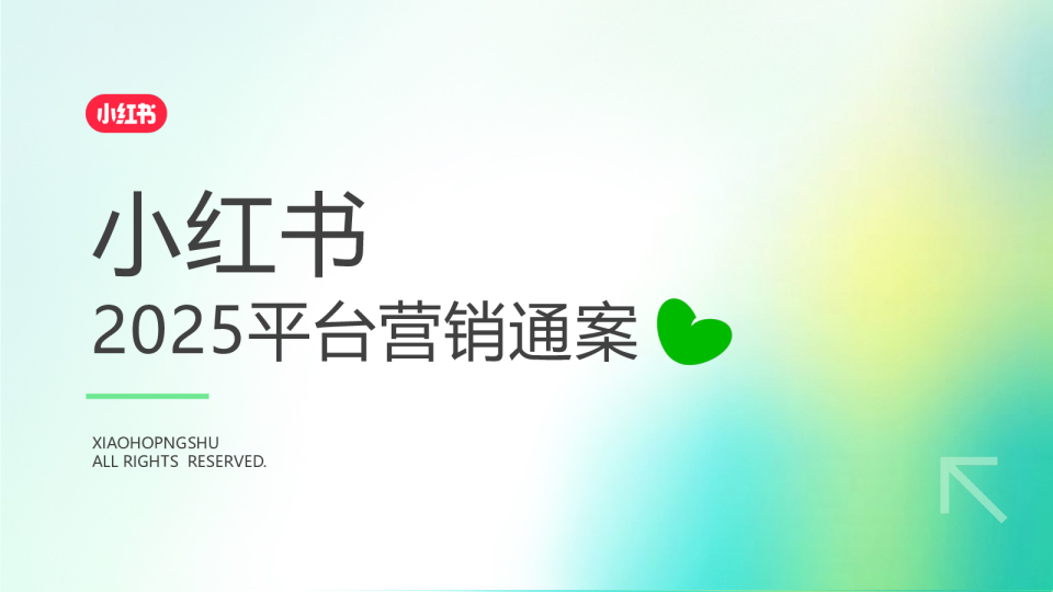 小红书2025平台营销通案-83页