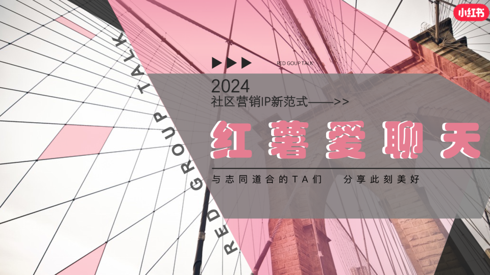 2024小红书《红薯爱聊天 群聊》IP招商方案