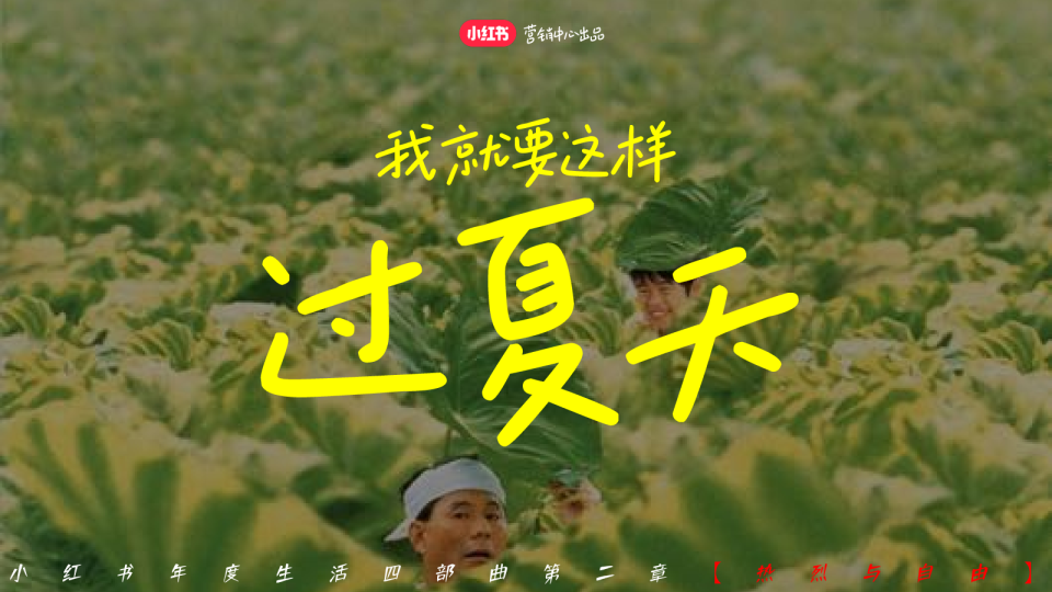 小红书我就要这样过夏天招商通案