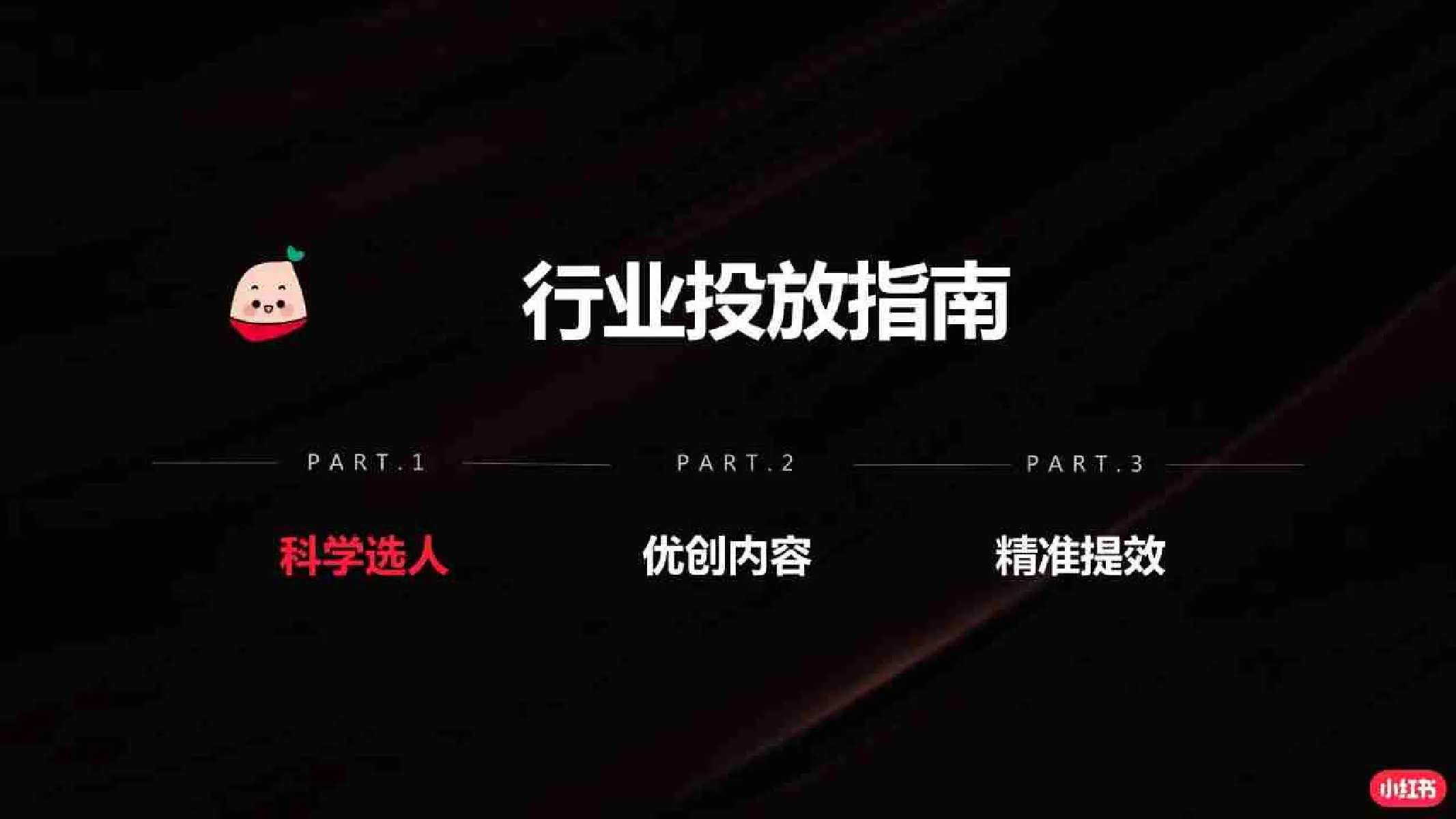 小红书行业投放指南